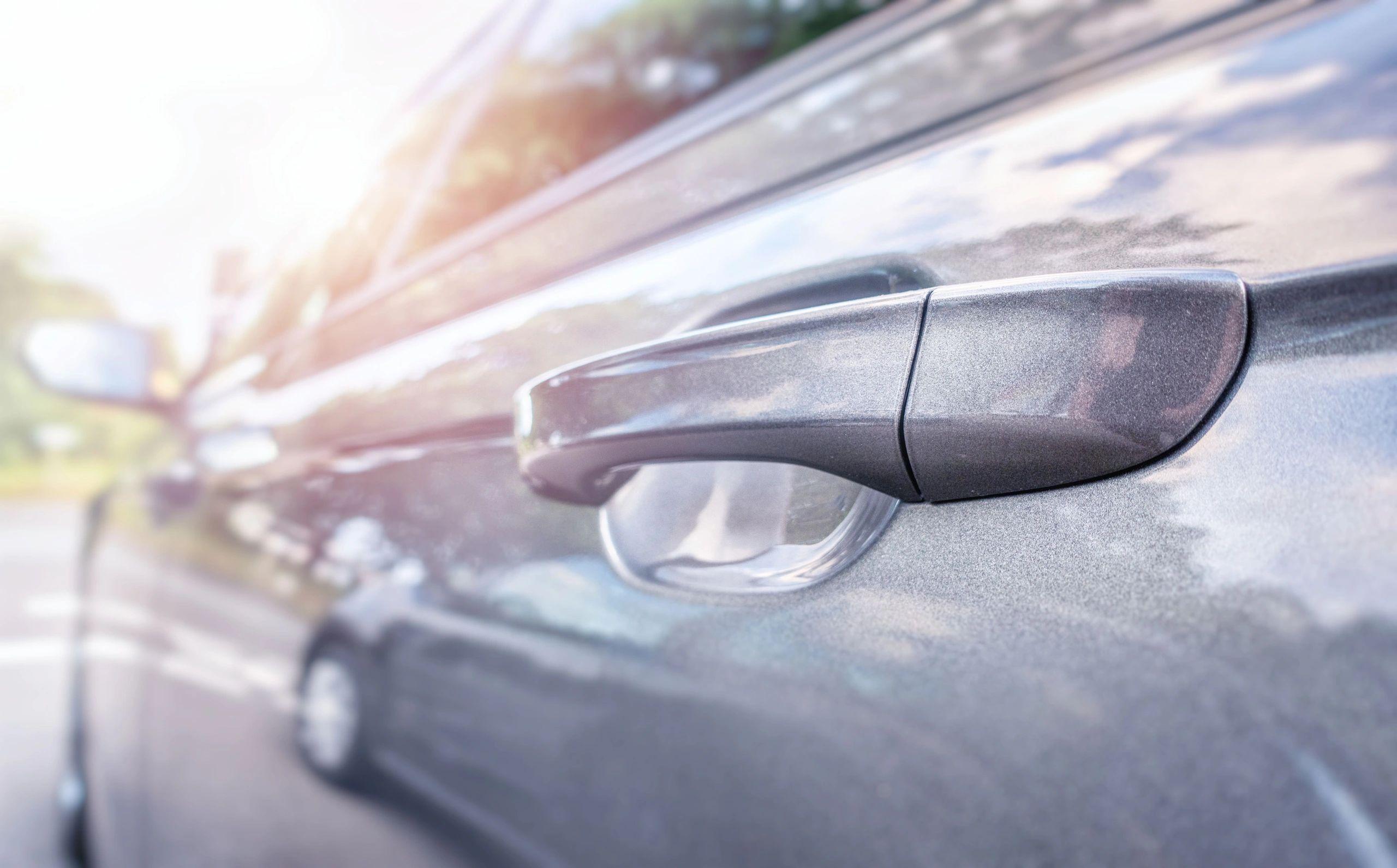 Luxury vehicle detail for premium event transportation